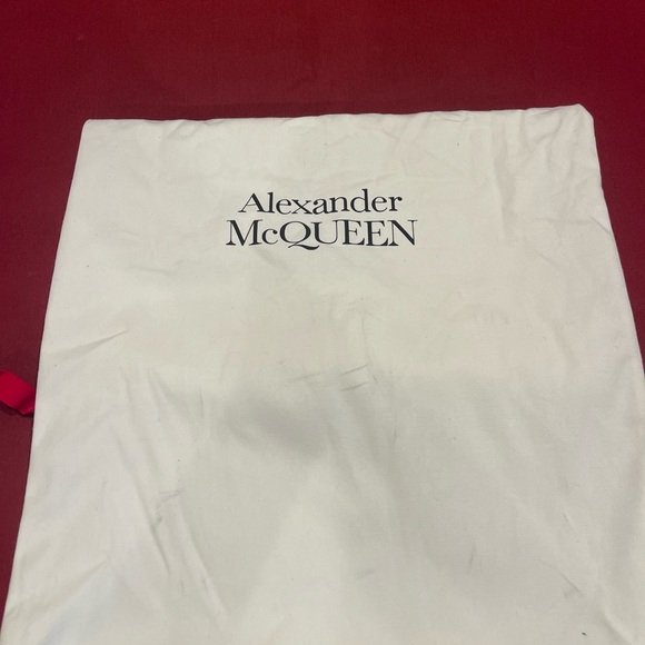 Alexander McQueen Black and Silver Leather Women's Boots - Picture 8 of 8